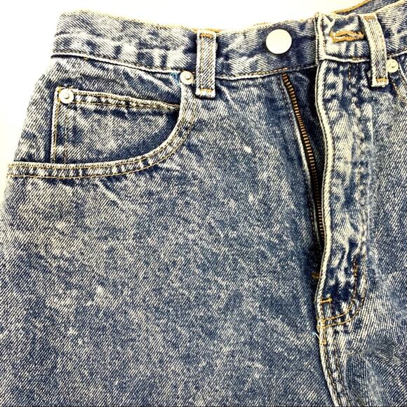 Sasson Vintage RARE Acid Wash Cutoff Denim Jean Shorts 6 - Picture 10 of 16